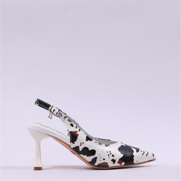 Una Healy Escapade Slingback High Heel - Cow Print